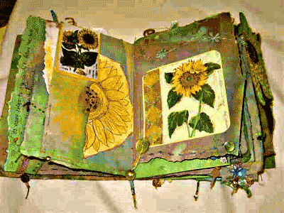 Sample of Karen's 'Sunflower' book